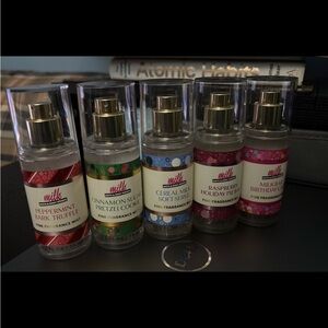 Bath & Body Works Milk Bar Travel Size Fine Fragrance Mist Set of 5